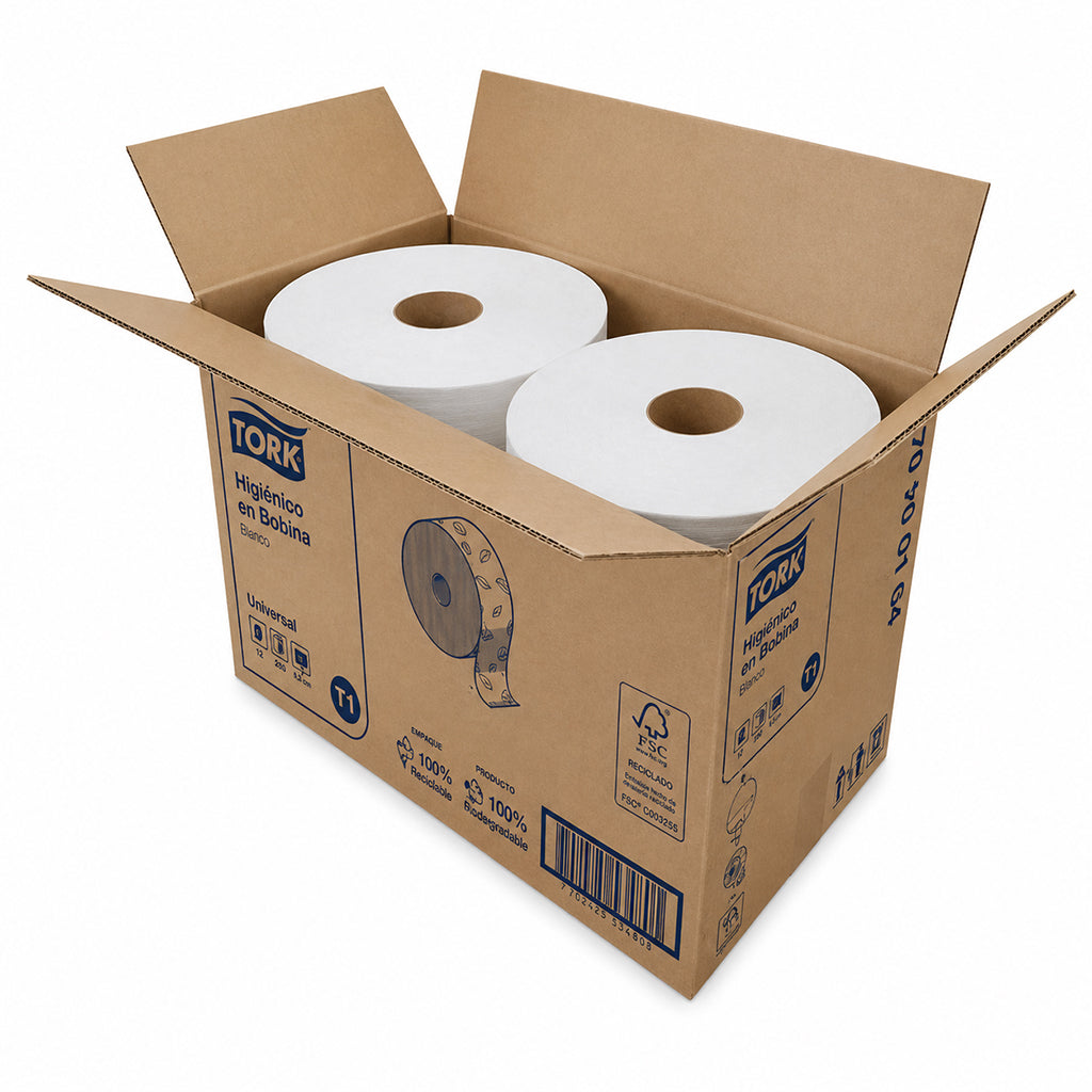 Papel Higienico Tork 400 Mts C/6 Rollos