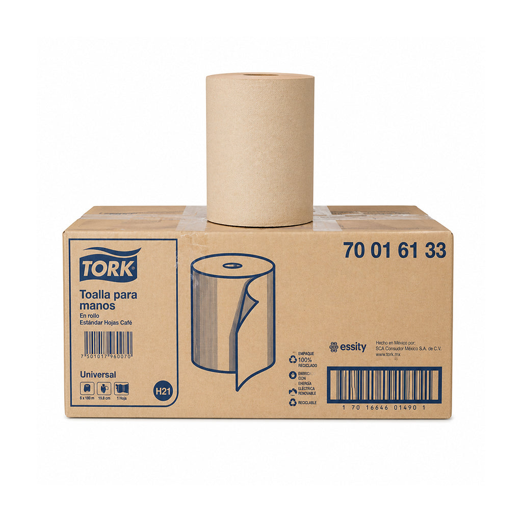 Toalla en rollo Ecológica TORK Universal de 180m