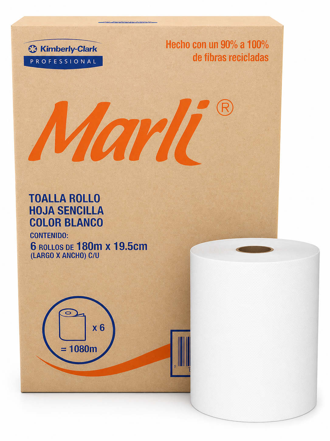 Toalla en Rollo Marli de 180mts