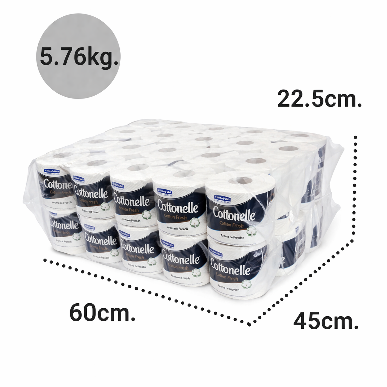 Papel Higiénico Cottonelle, Paq Con 40 Rollos