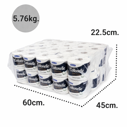 Papel Higiénico Cottonelle, Paq Con 40 Rollos