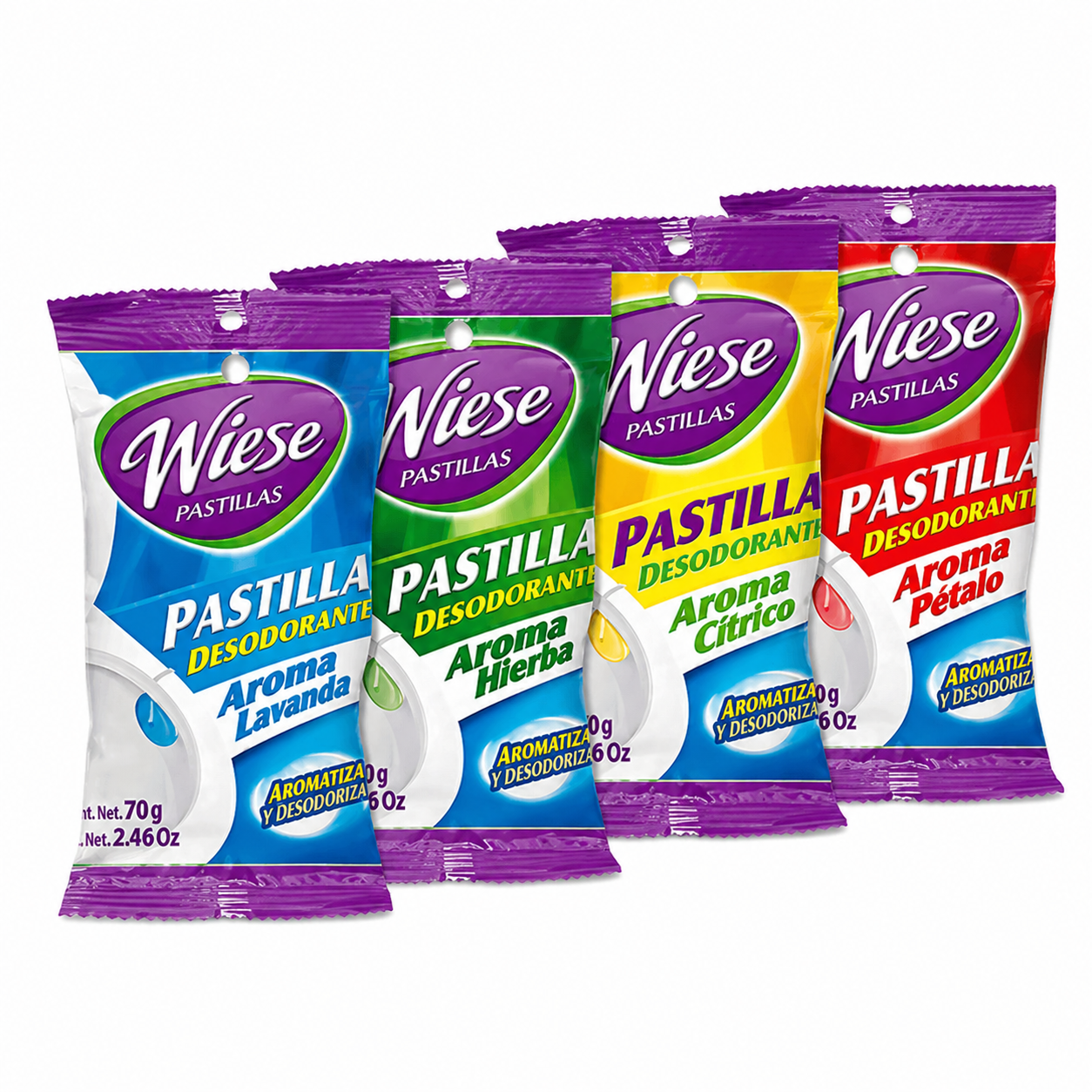 Pastillas desodorantes para WC