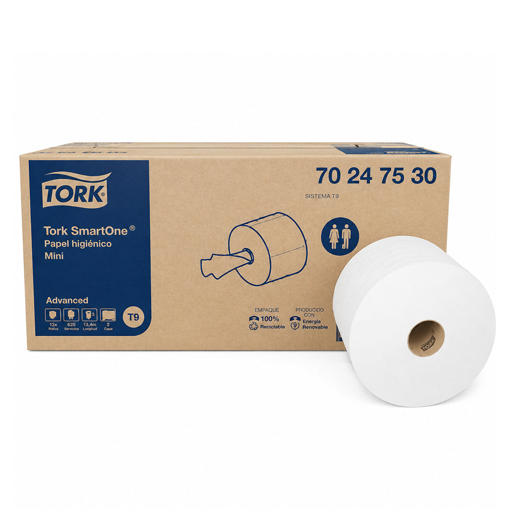 Papel Higiénico Tork adavanced SmartOne Maxi 6 rollos de 1150 hojas dobles c/u